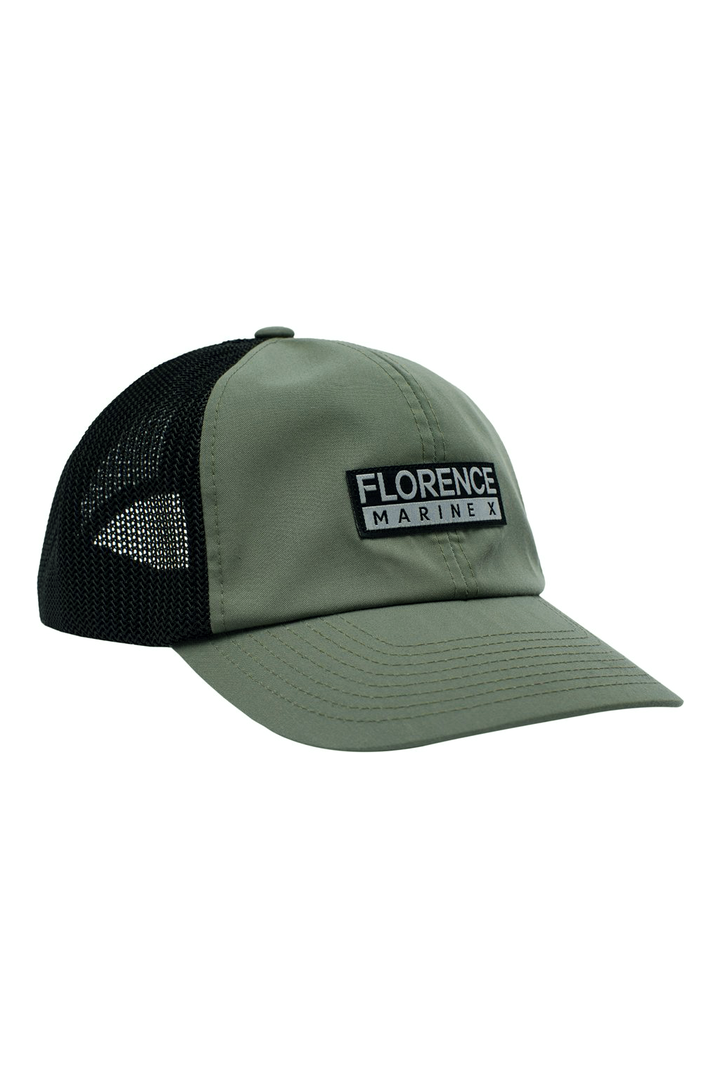 Florence Marine X Unstructured Trucker Hat Loden