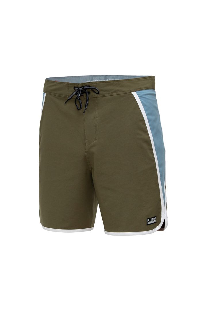 Florence Marine X Block Boardshort Burnt Olive