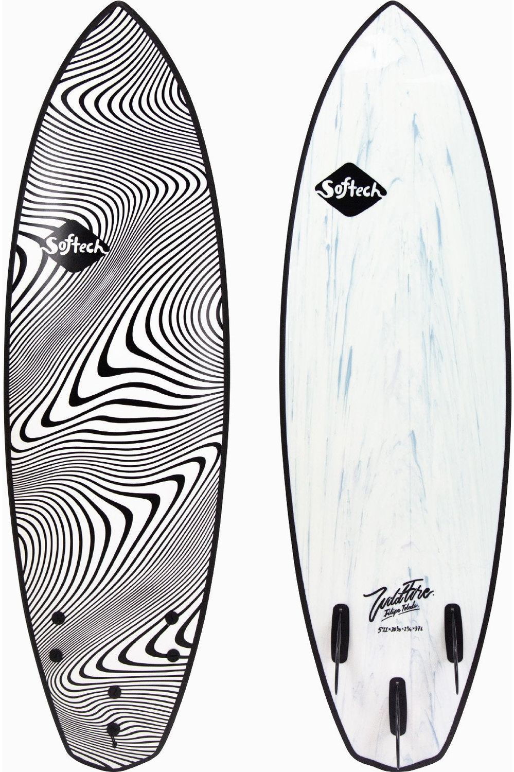 Softech Toledo Wildfire FCS II Granite Surfboard