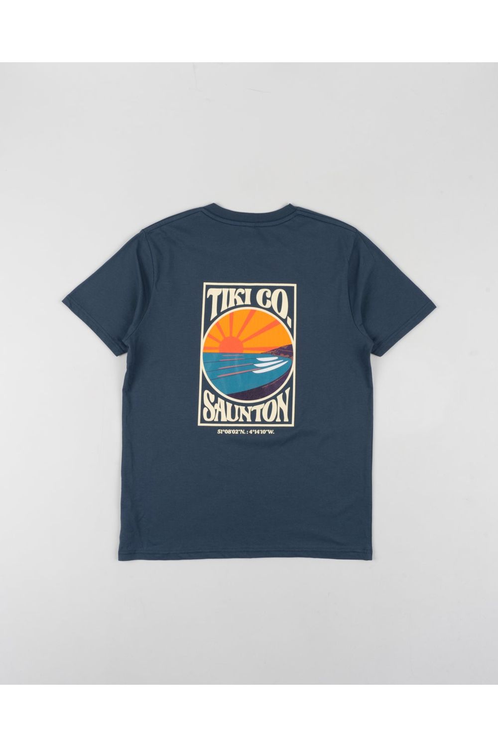 Tiki Saunton T-Shirt Denim Blue