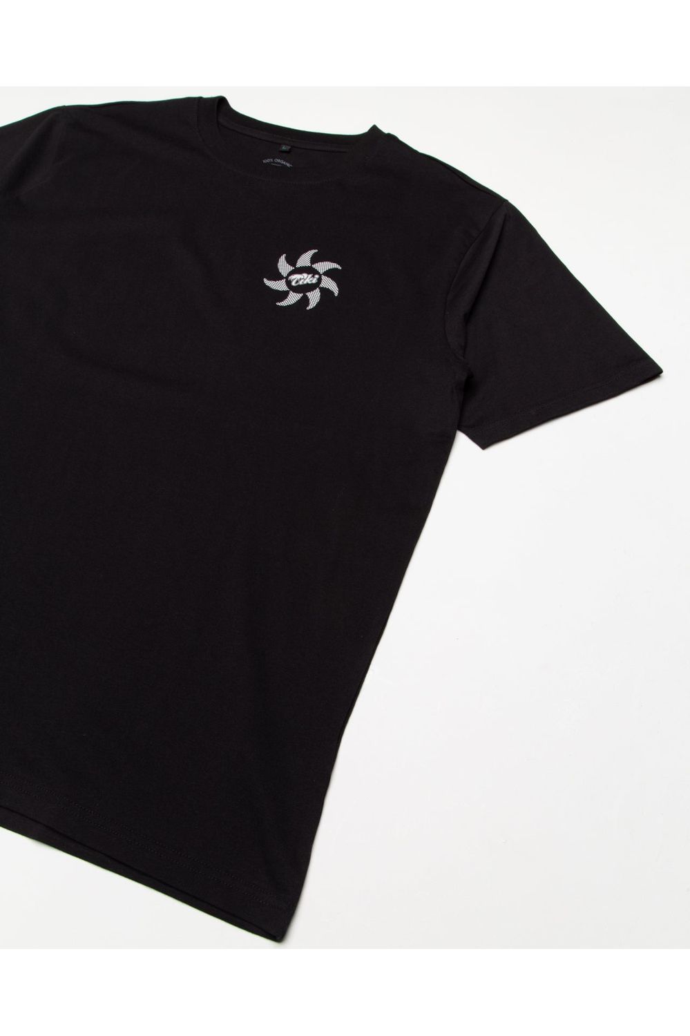 Tiki Manu T-Shirt Short Sleeve Black