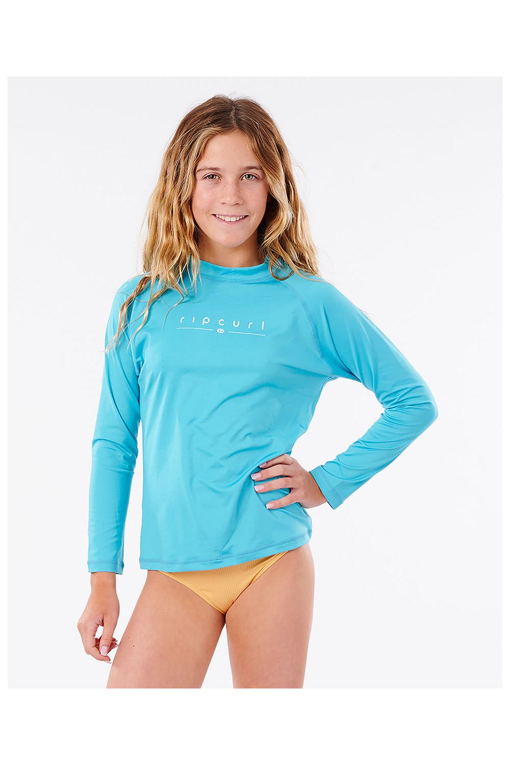 Youth Rip Curl Girls Golden Rays Long Sleeve Rashguard