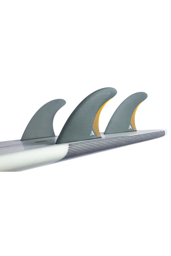 Roam 4.72" Performance Fin Set 3 Futures Base Smoke