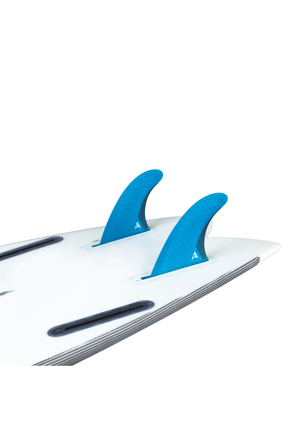 4.05" Quad Rear Fin - Set 2 - Futures Base - Blue