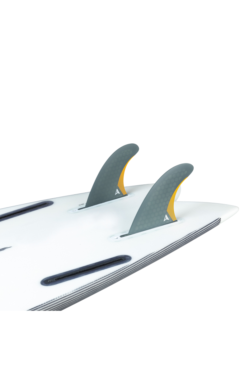 4.05" Quad Rear Fin - Set 2 - Fcs Base - Smoke