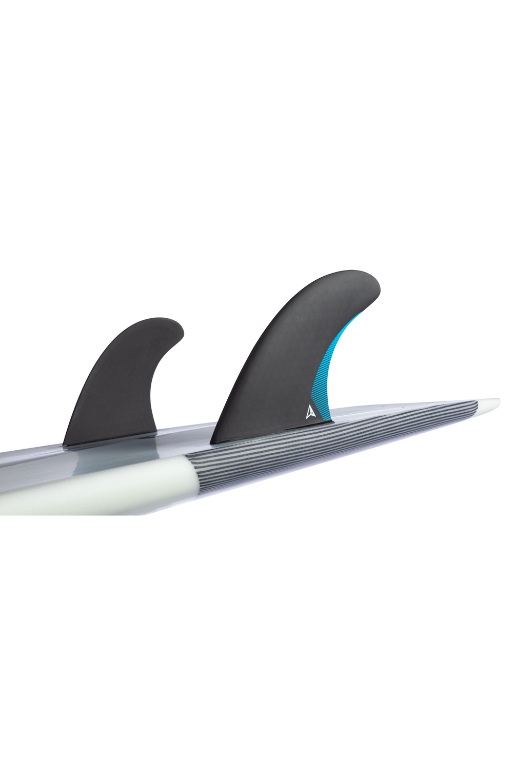 5.14" Twin Fin - Set 2 - Fcs Base - Black