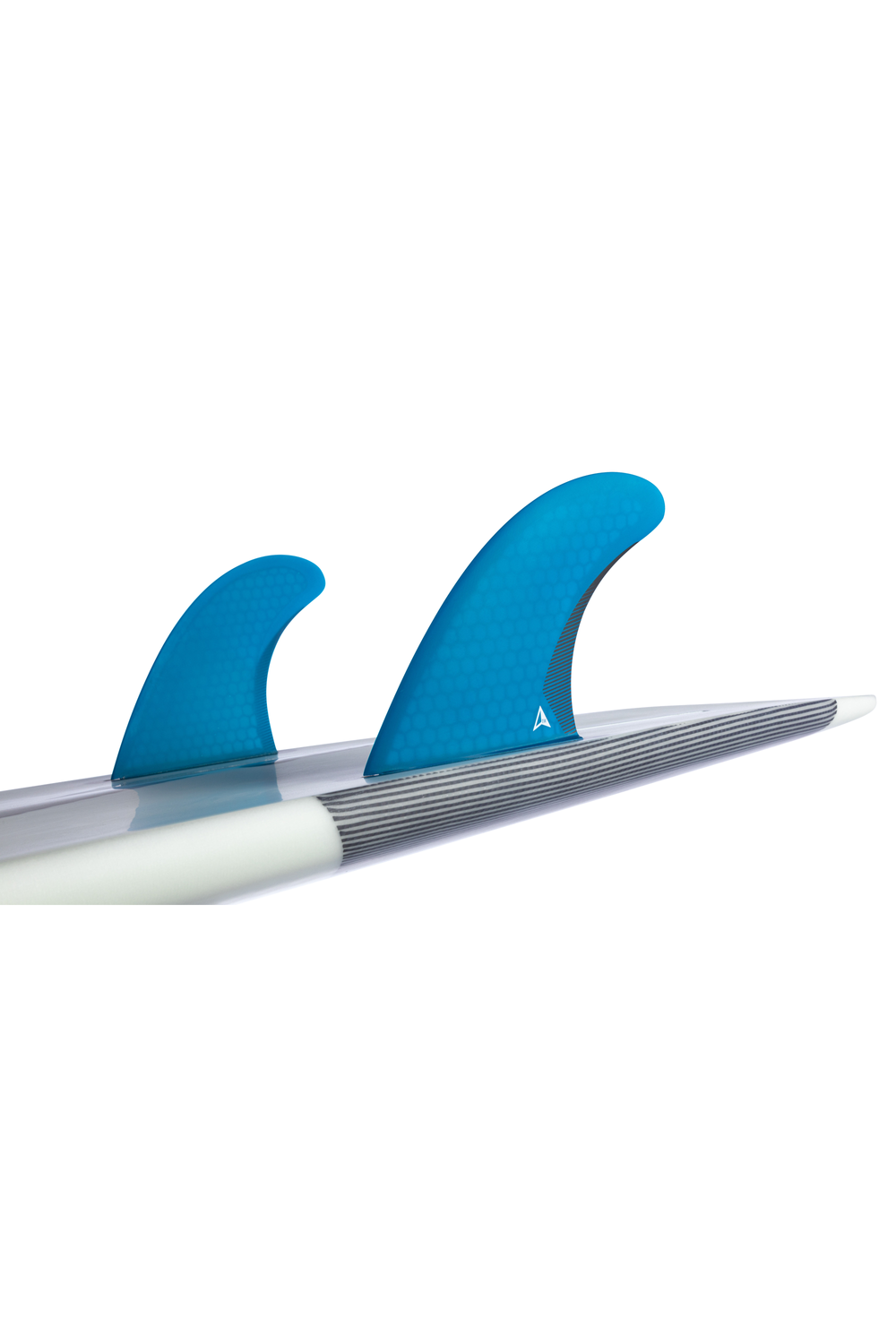 5.14" Twin Fin - Set 2 - Fcs Base - Blue