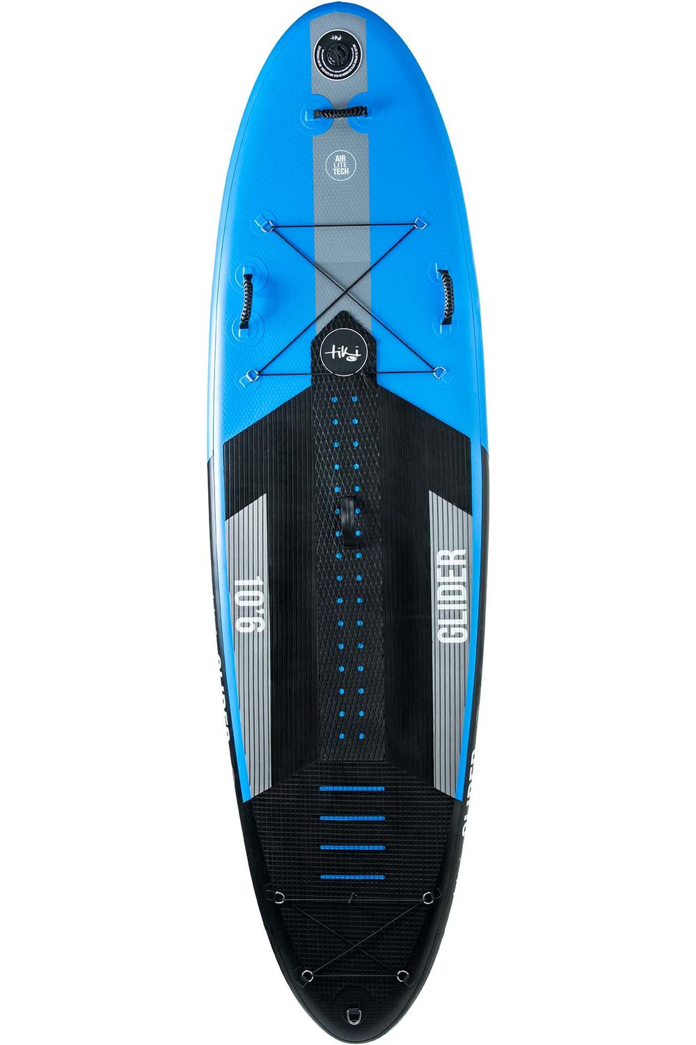 Tiki 10'6 Glider Sup Inflatable Pack + Accessories Pack with Paddle