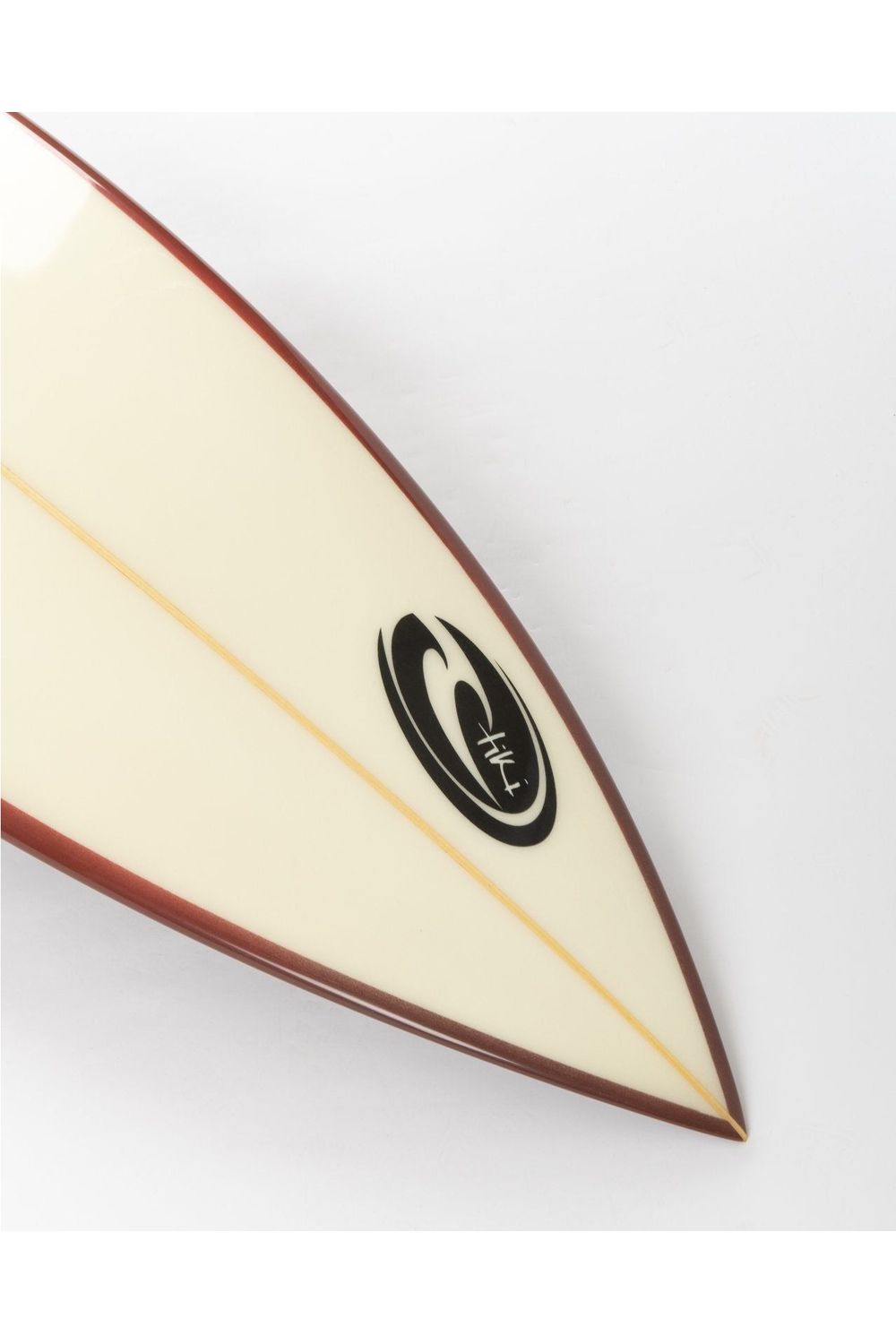6'2 Tiki Gloss And Polish Shortboard Red Custom Surfboard