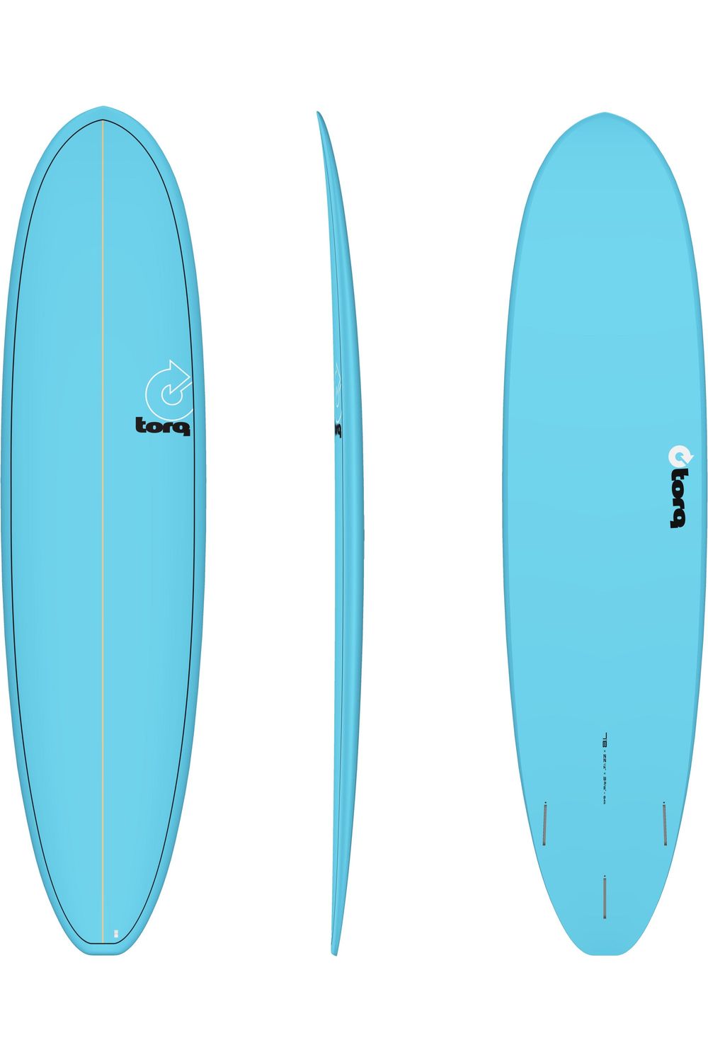 Torq Fun V+ Surfboard: 7'8  in Blue & Pinline