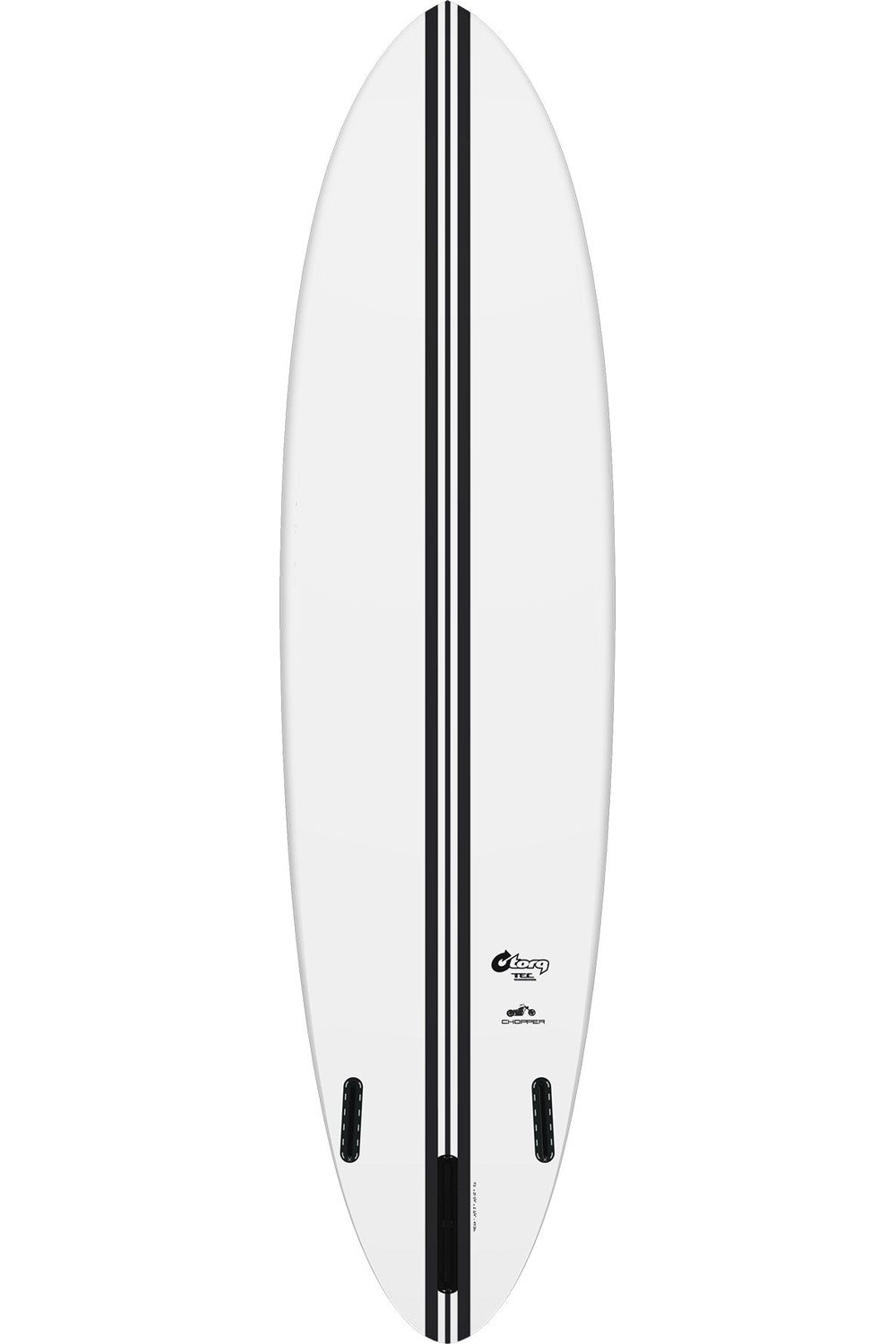 Torq TEC Chopper Surfboard In White (Gen 2)