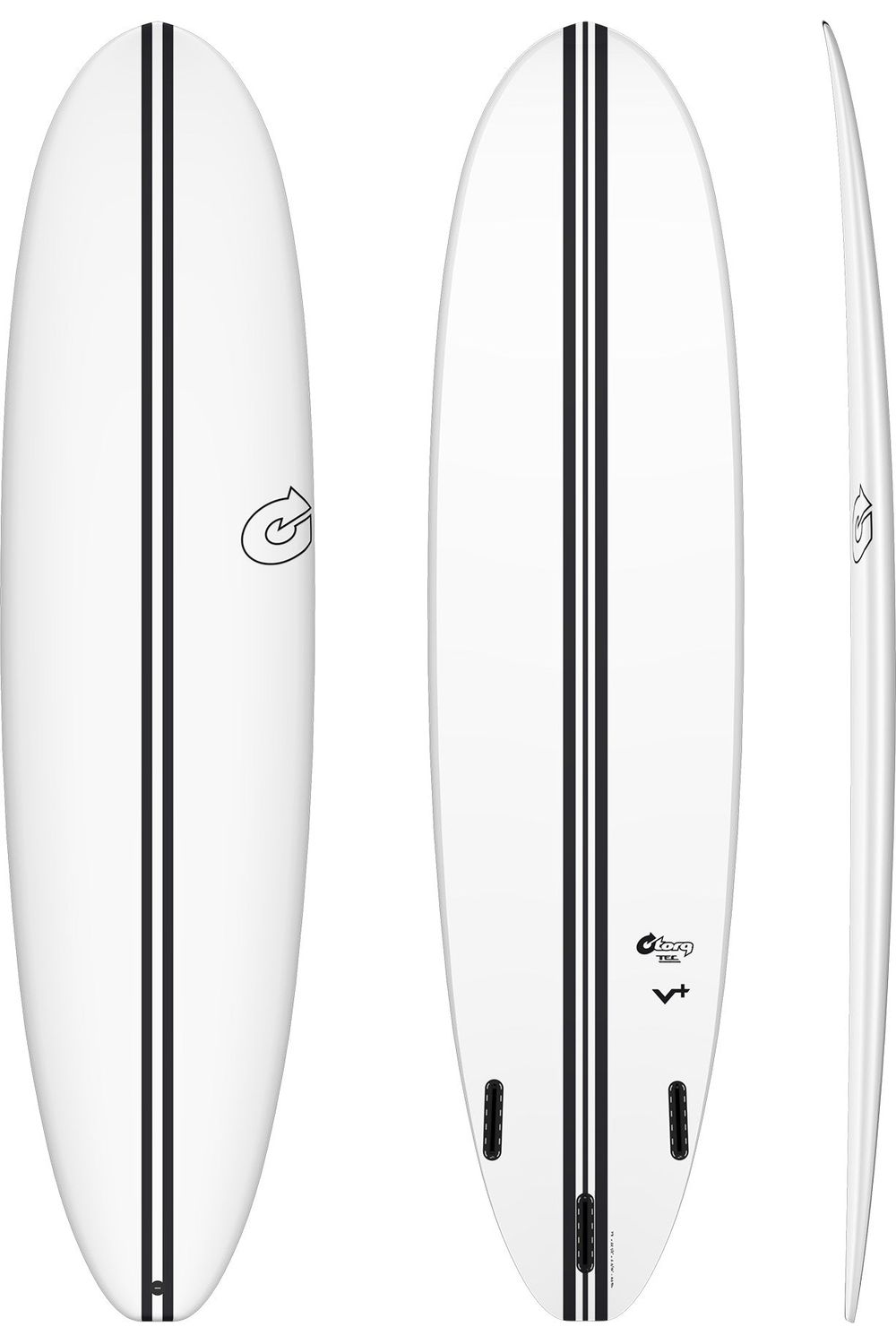 The Torq TEC V Surfboard In White