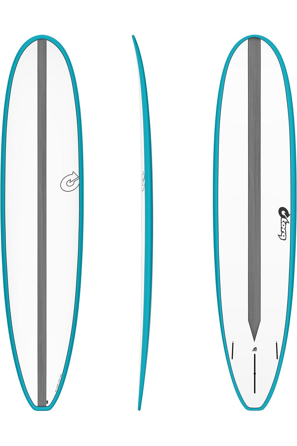 Torq TET Long Surfboard With Carbon Strip In Teal