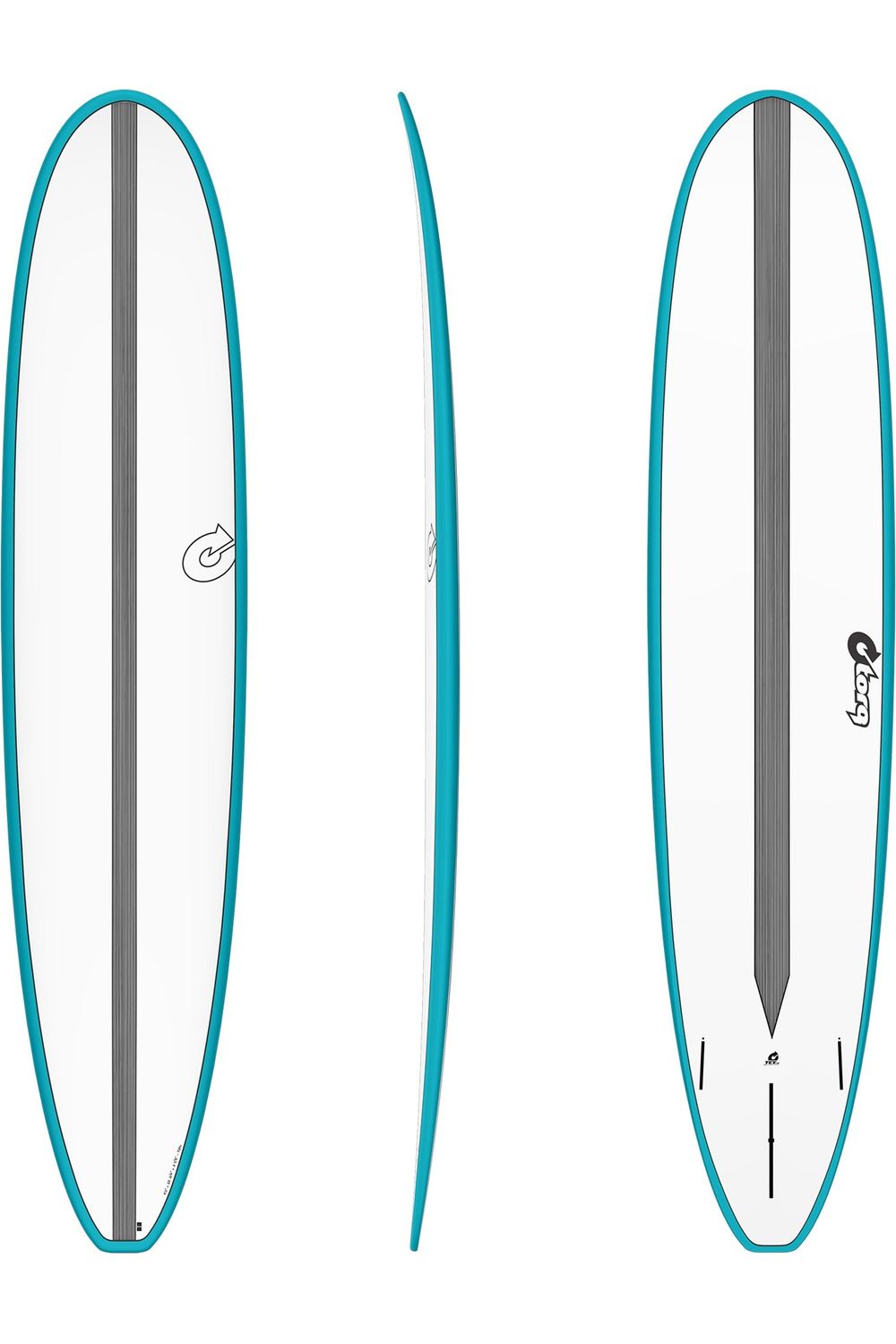 Torq TET Long Surfboard With Carbon Strip In Teal