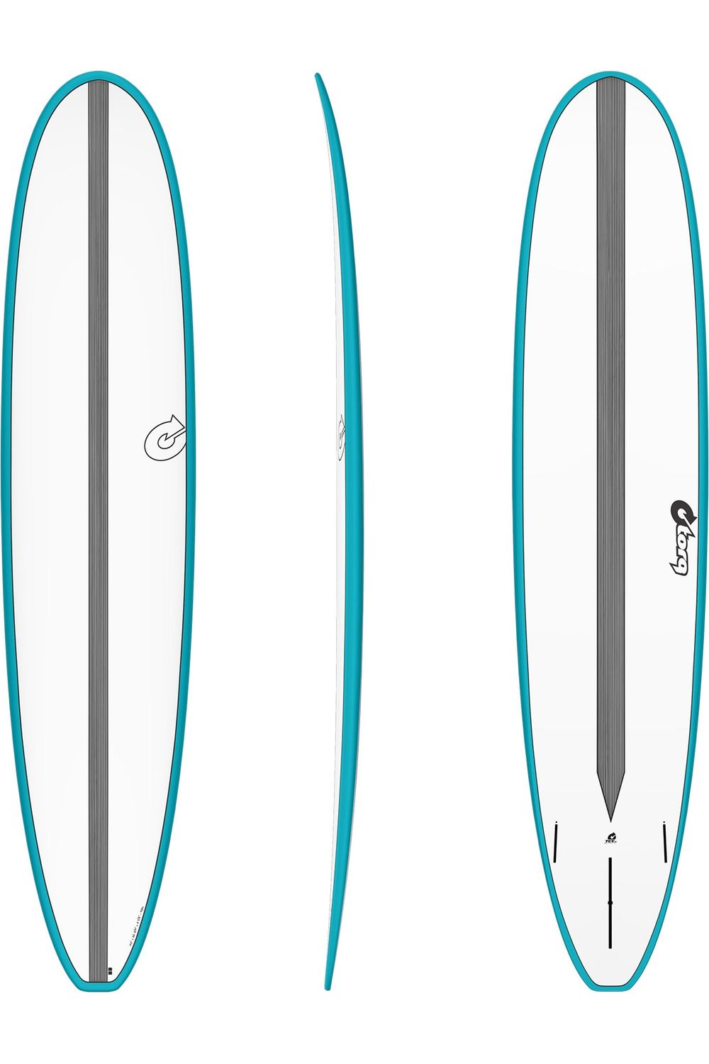 Torq TET Long Surfboard With Carbon Strip In Teal