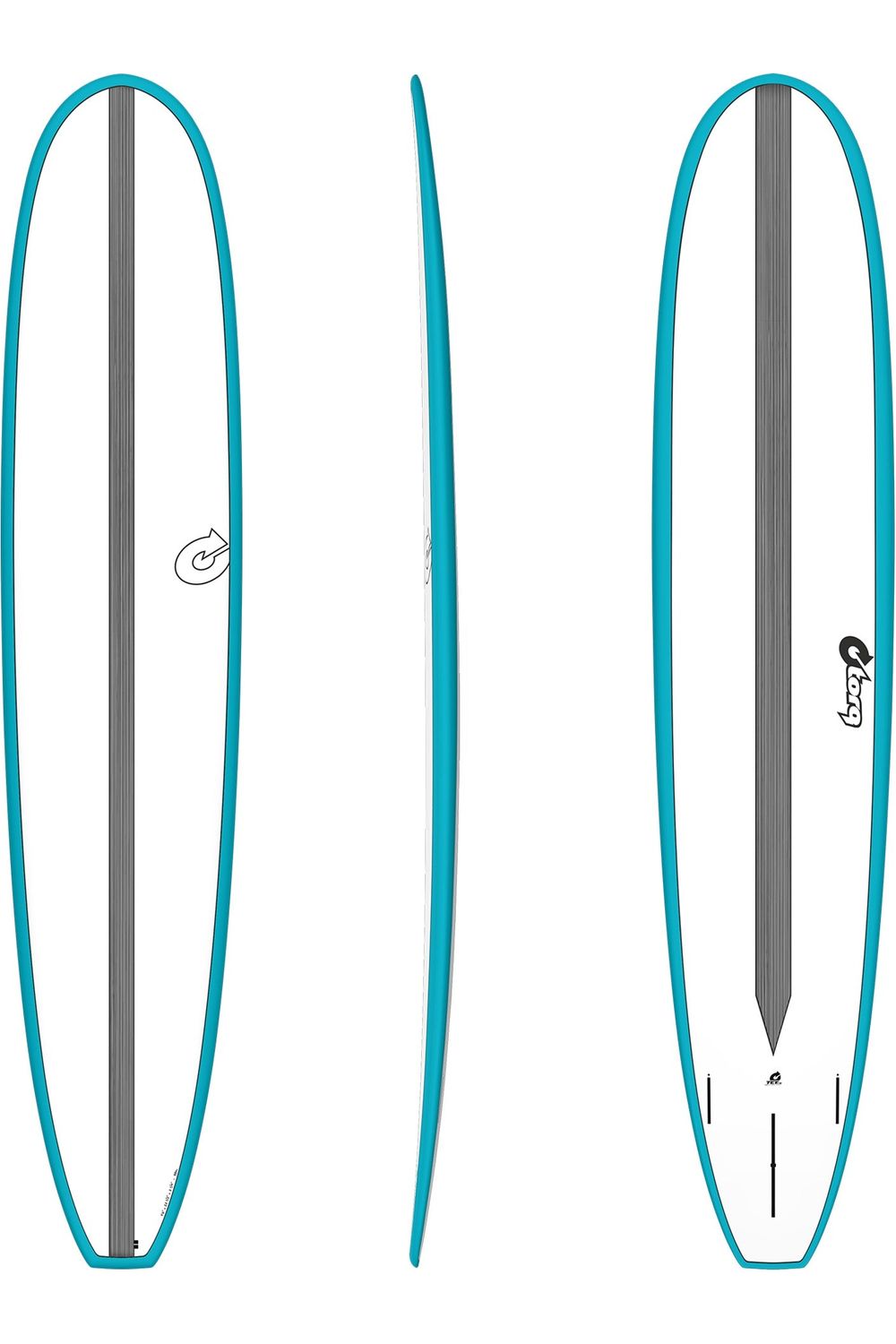 Torq TET Long Surfboard With Carbon Strip In Teal
