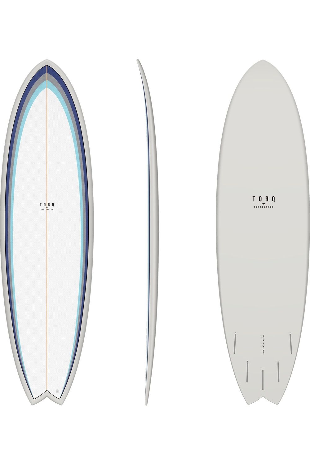 Torq TET Mod Fish Surfboard With Classic Nose Arrow Pattern