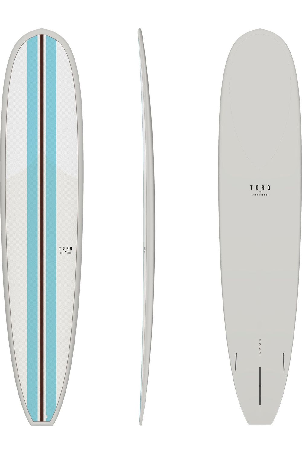 Torq TET Long Surfboard with Classic Lines Pattern