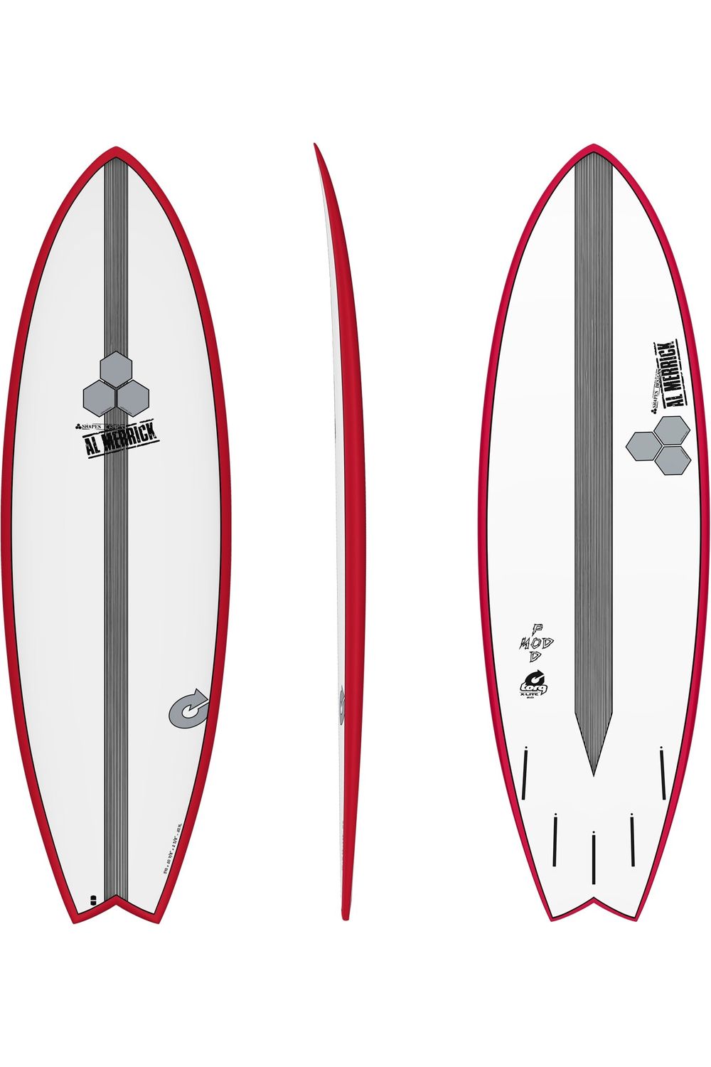 Torq Pod Mod X-Lite Channel Islands Red Surfboard