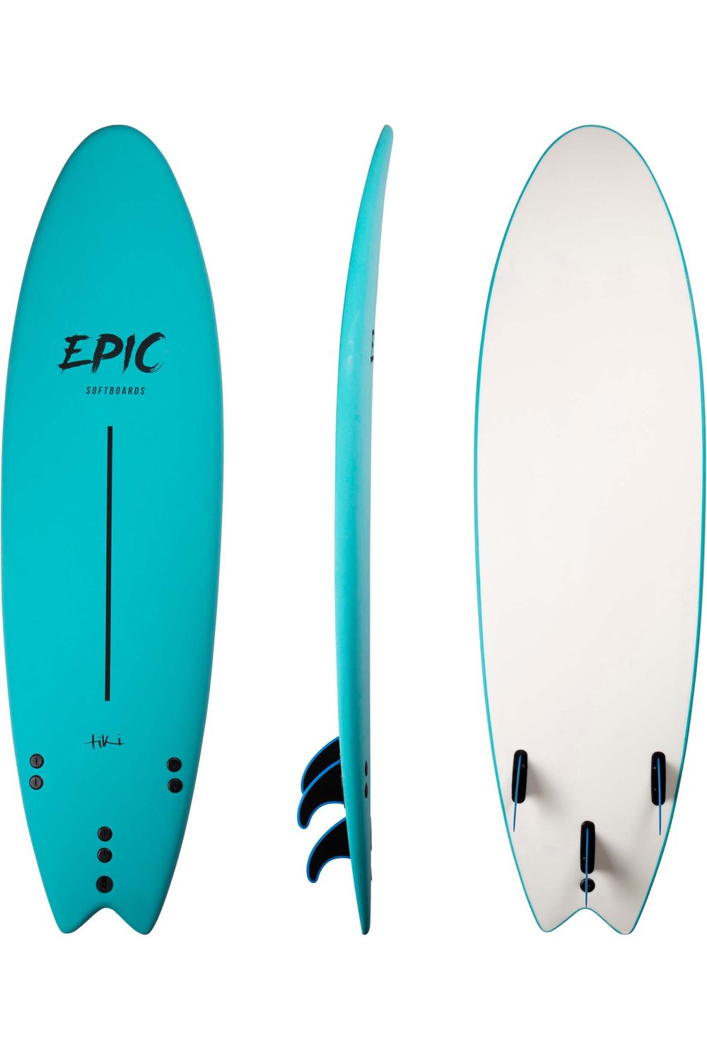 Tiki Epic 6'6 Softboard Bundle Deal In Blue
