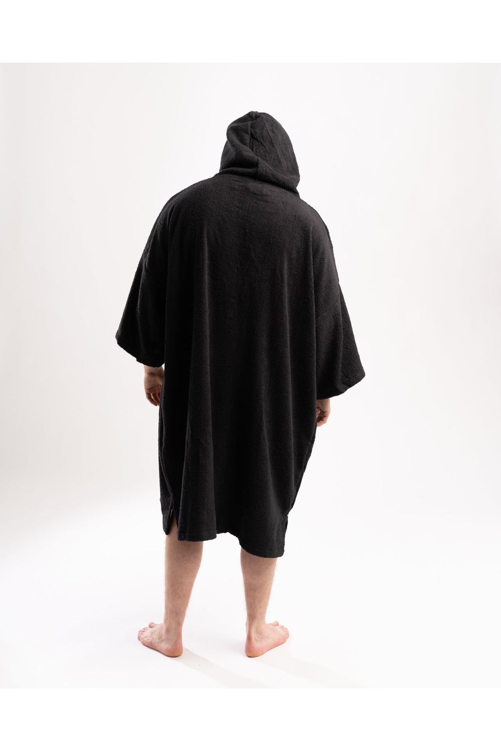Tiki Adults Hooded Change Robe Black