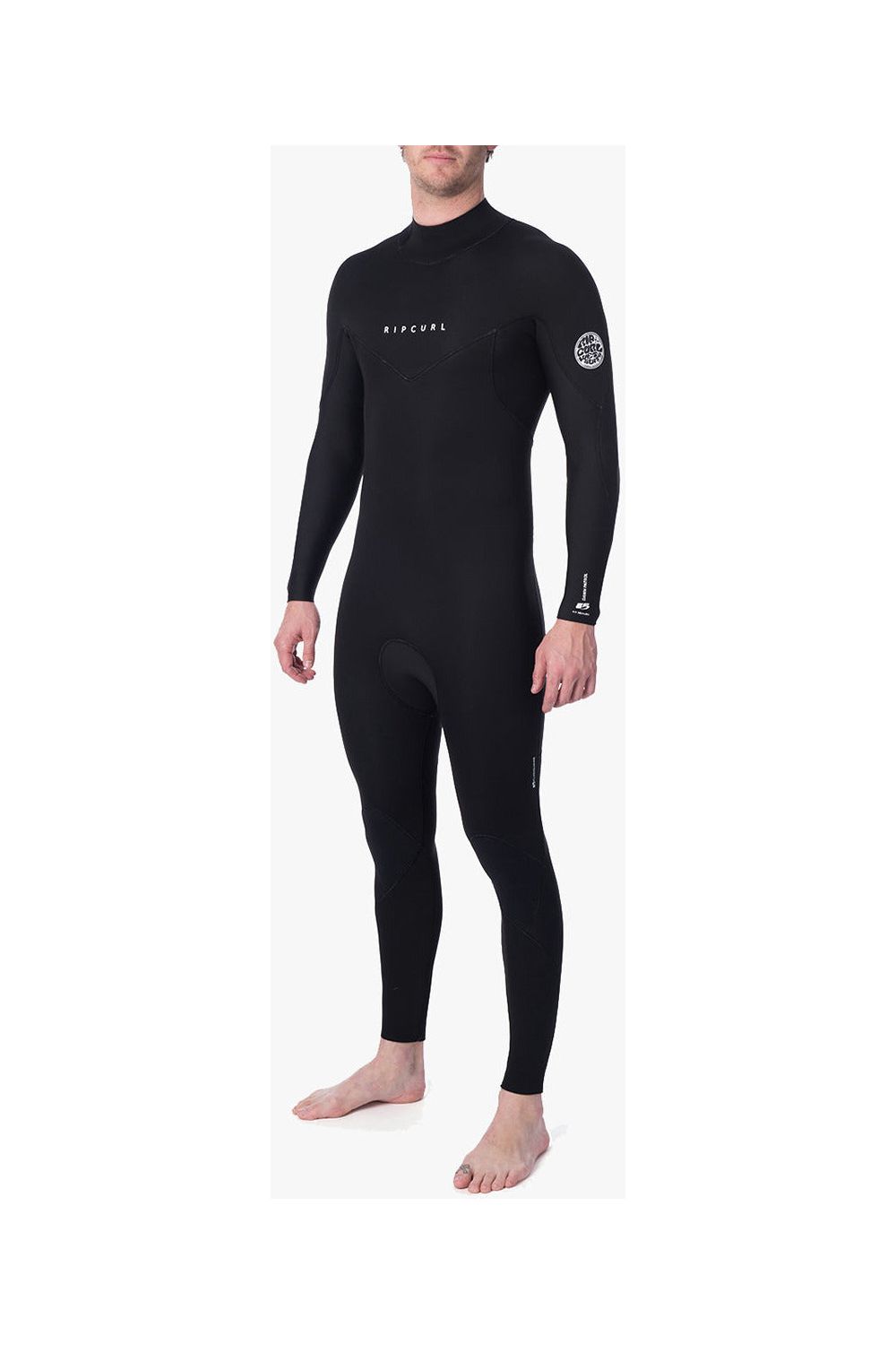 Dawn Patrol 5/3 GB Back Zip Streamer Wetsuit Black