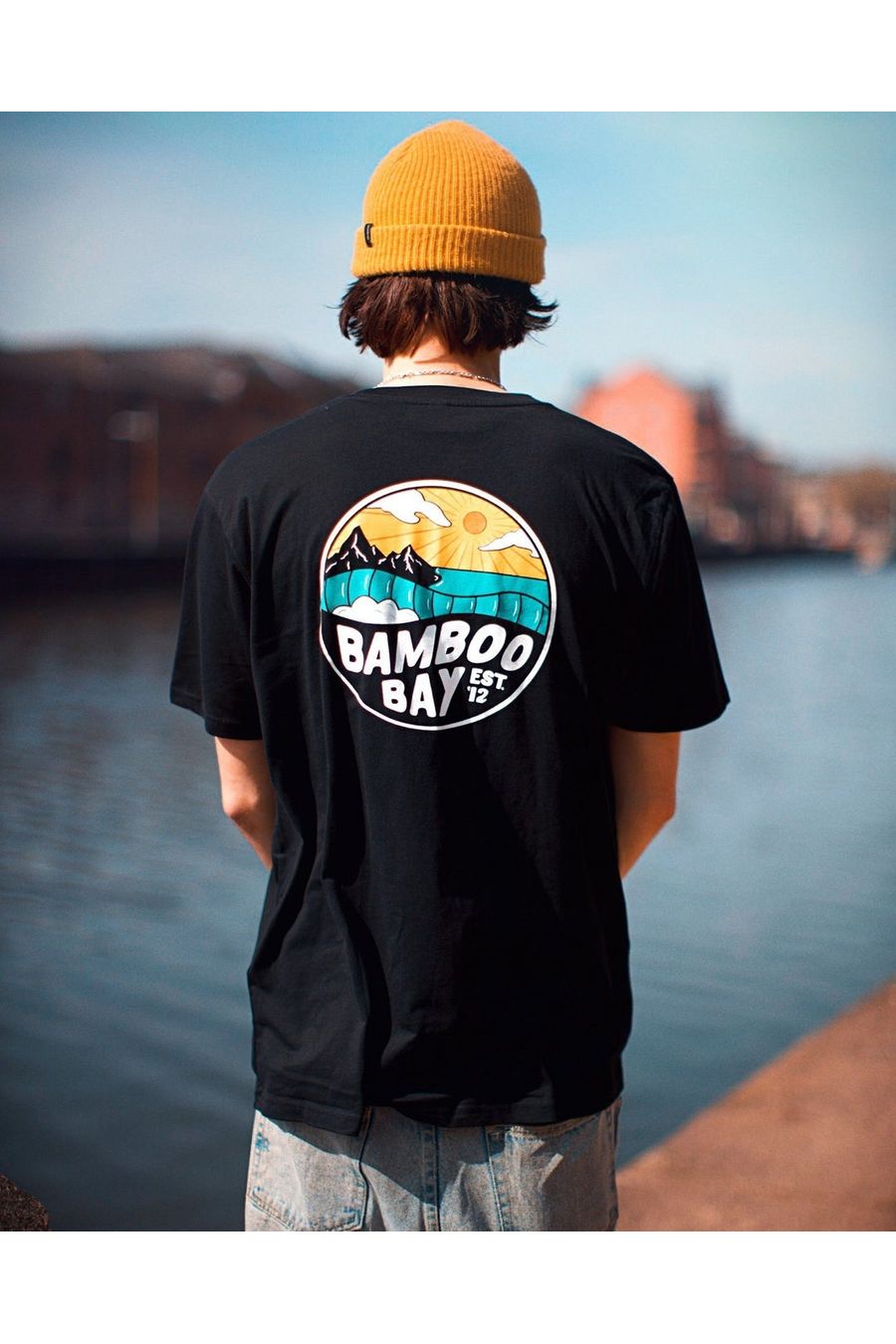 BamBooBay MNT Badge T-Shirt Black