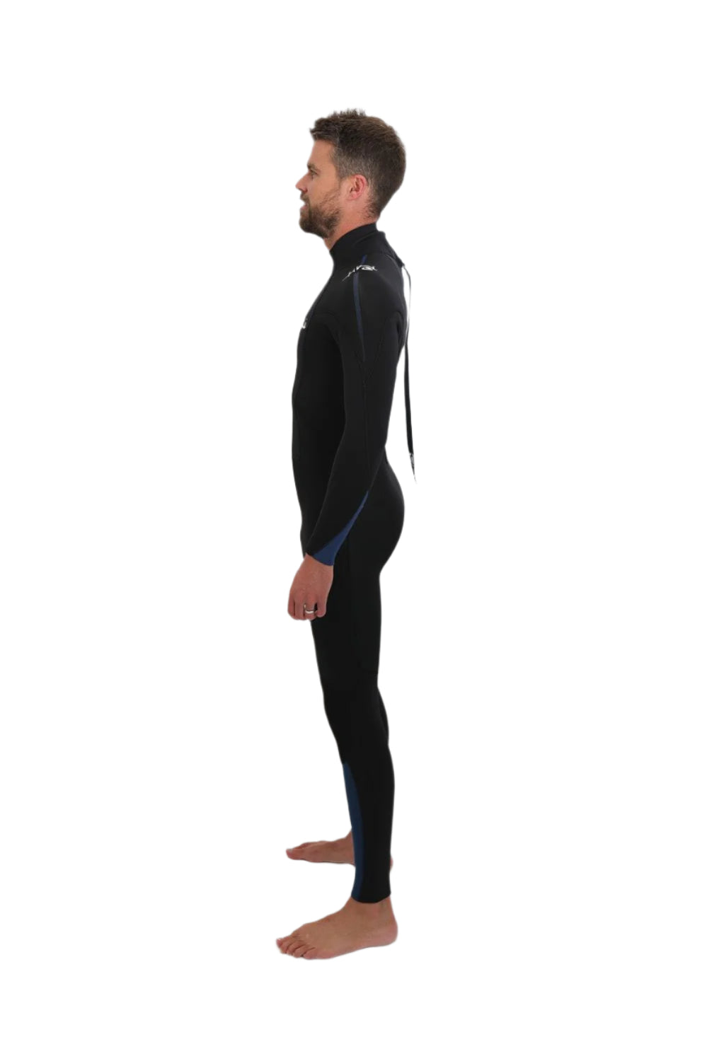 Tiki Mens Tech 5/4/3 GBS Wetsuit - Back Zip - Black/Blue