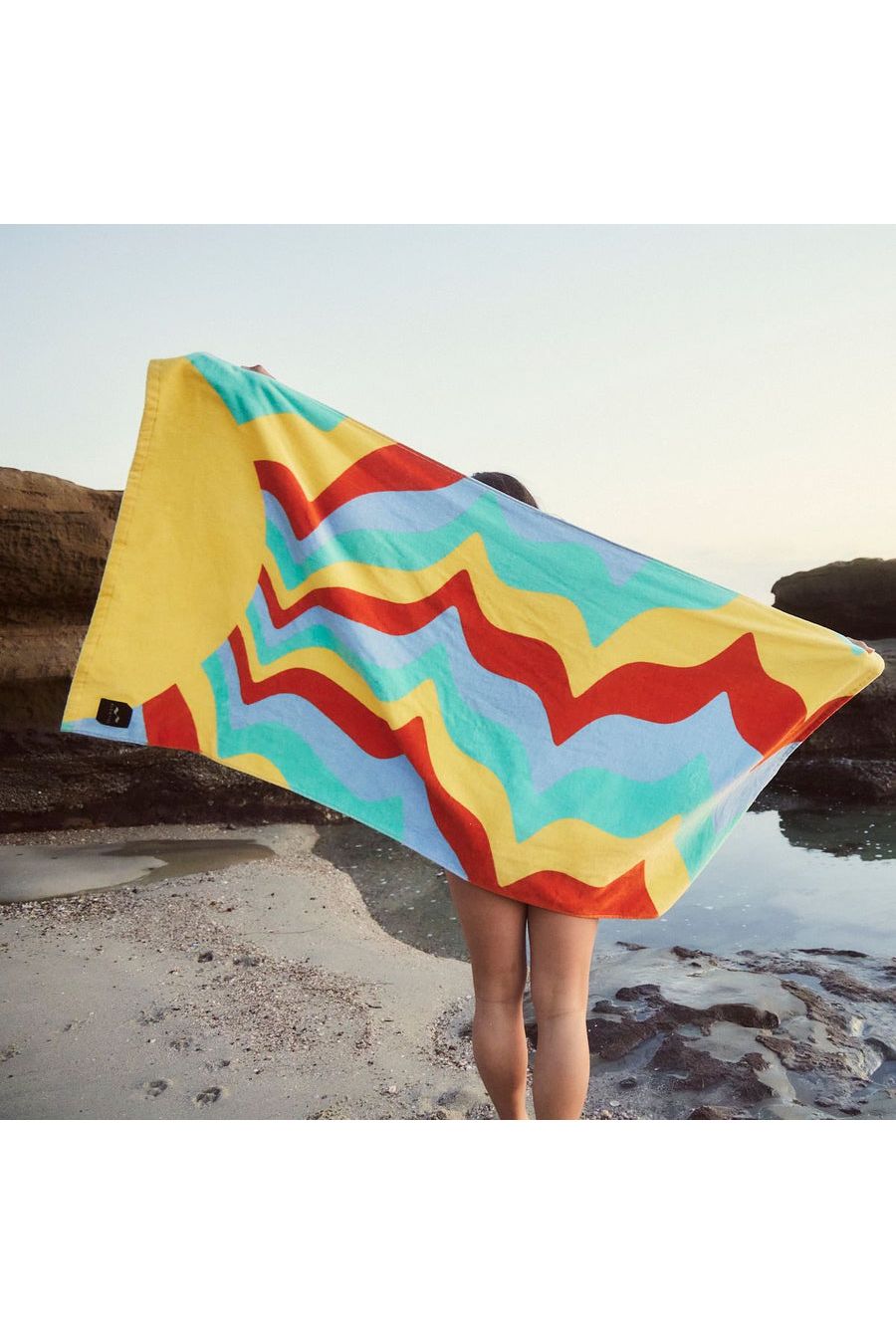 Slowtide Shine On Towel Neon