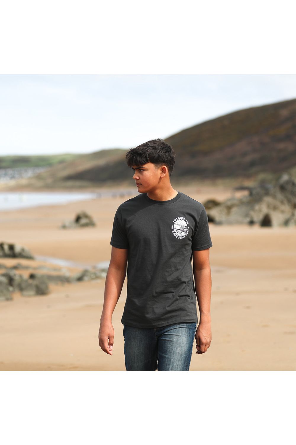 Tiki Putsborough Destination Short Sleeve T-Shirt Ash Black