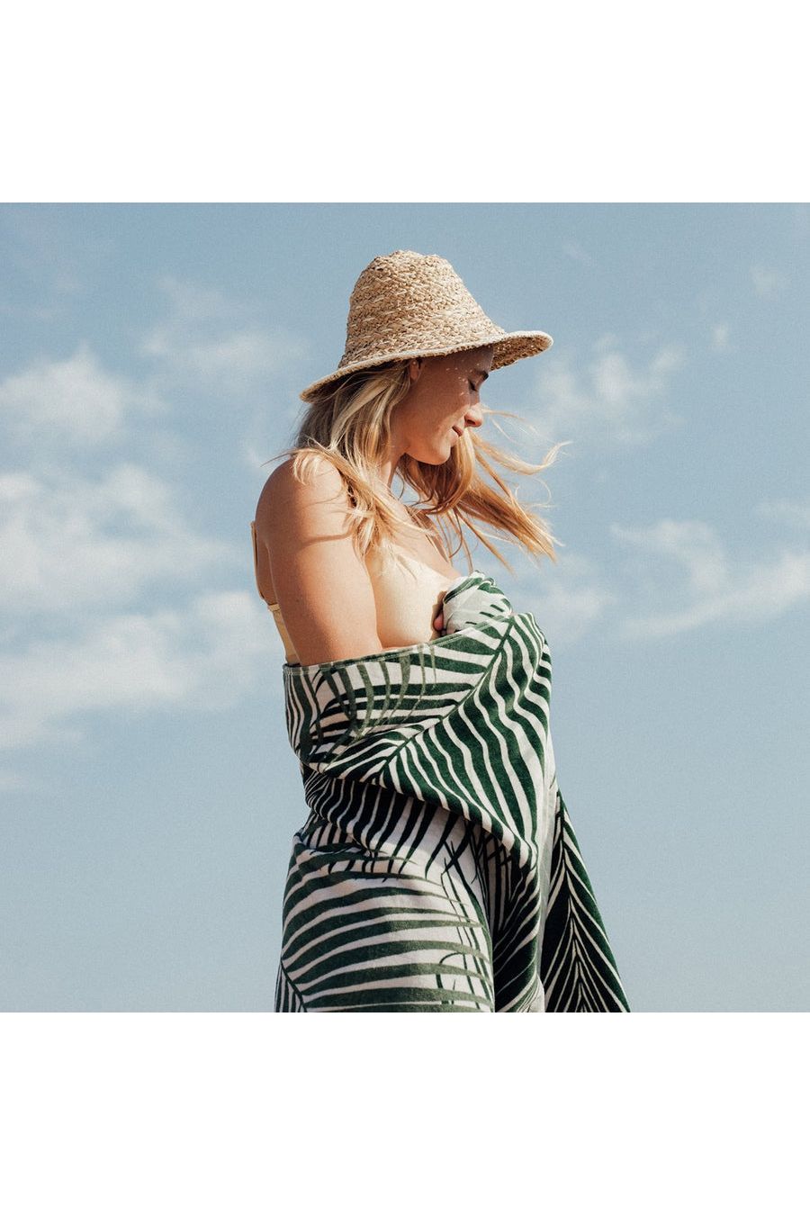 Slowtide Hala Towel Green