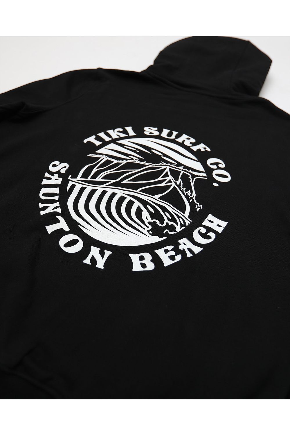 Tiki Saunton Beach Destination Hood Black